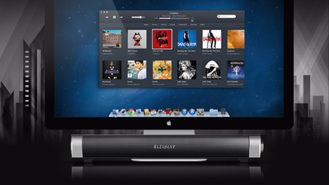 Elegiant USB Sound Bar | $21 | Amazon